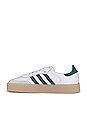 view 5 of 6 SNEAKERS SAMBAE in White & Collegiate Green