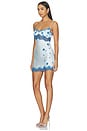 view 2 of 4 MINIVESTIDO ARLETTE in Sea Mist & Sailor Blue