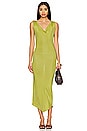 view 2 of 3 Chloe Dress in Chartreuse