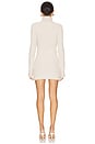 view 4 of 4 Diana Belted Mini Dress in Snow Shimmer