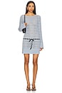 view 1 of 3 x REVOLVE Vivienne Long Sleeve Mini Dress in Blue