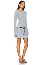 view 2 of 3 x REVOLVE Vivienne Long Sleeve Mini Dress in Blue
