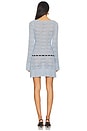 view 3 of 3 x REVOLVE Vivienne Long Sleeve Mini Dress in Blue