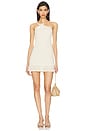 view 1 of 4 Aimee Bow Mini Dress in Ivory Sequin