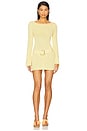 view 1 of 4 x REVOLVE Maya Long Sleeve Belted Dress in Yellow