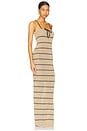 view 2 of 4 Celeste Maxi Dress in Biscuit Stripe