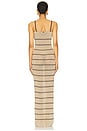 view 3 of 4 Celeste Maxi Dress in Biscuit Stripe