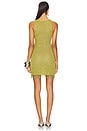 view 3 of 4 Natalia Mini Dress in Olive Oil Sequin