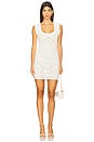 view 2 of 4 Eve Crochet Mini Dress in Stone & Salt