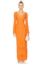 view 1 of 3 Rita Crochet Dress in Tangerine