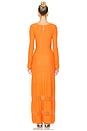 view 3 of 3 Rita Crochet Dress in Tangerine