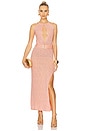 view 1 of 4 Vestido Valeria in Peach Sequin
