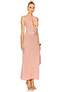 view 2 of 4 Vestido Valeria in Peach Sequin