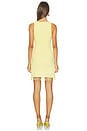 view 3 of 4 Natalia Mini Dress in Butter Yellow Sequin