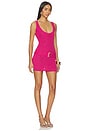 view 2 of 4 Ana Belted Mini Dress in Geranium Sequin