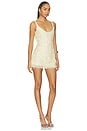 view 2 of 4 ROBE OPHELIA FRINGE in Champagne