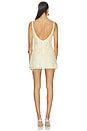 view 3 of 4 ROBE OPHELIA FRINGE in Champagne