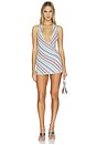 view 1 of 4 MINIVESTIDO LILA in Multi Stripe