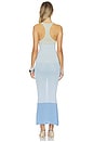 view 3 of 4 Anabell Dress in Sea Blue Stripe