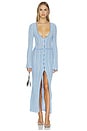 view 1 of 4 ROBE NIKITA in Sea Mist & Sailord Blue Stripe