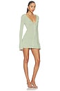 view 2 of 4 ROBE COURTE ANIKA in Pistachio
