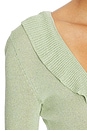 view 4 of 4 ROBE COURTE ANIKA in Pistachio