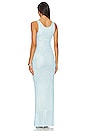 view 3 of 4 ROBE MAXI ANA in Baby Blue Sequin