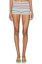 view 2 of 7 Anabell Mini Short in Multi Stripe
