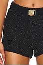 view 6 of 6 Grace Sequined Short - Black in Black