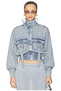 view 1 of 5 Diana Denim Parker Jacket in Light Wash