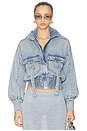 view 2 of 5 Diana Denim Parker Jacket in Light Wash