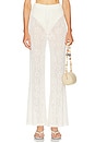 view 1 of 6 Delilah Crochet Pant in Salt