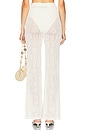 view 4 of 6 Delilah Crochet Pant in Salt