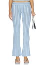 view 1 of 6 PANTALON MARIBEL in Sea Mist & Sailord Blue Stripe