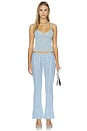 view 5 of 6 PANTALON MARIBEL in Sea Mist & Sailord Blue Stripe