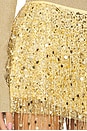 view 6 of 6 Yasmin Hand Beaded Mini Skirt in Gold