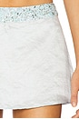 view 6 of 6 MINIFALDA HECHA A MANO CON CUENTAS MARINA in Ice Blue