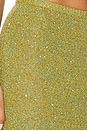 view 6 of 6 Carolina Skirt in Olive Oil Sequin