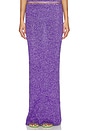 view 1 of 6 FALDA CAROLINA in Violet Sequin