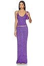 view 5 of 6 FALDA CAROLINA in Violet Sequin