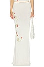view 1 of 6 Carolina Embroidered Skirt in Star White Sequin