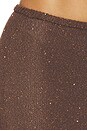 view 6 of 6 Carolina Skirt in Dark Chocolate Sequin