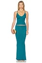 view 5 of 6 JUPE CAROLINA in Palm Green Sequin