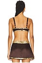 view 3 of 4 Celene Hand Beaded Bralette in Cocoa
