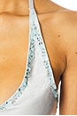 view 5 of 5 x REVOLVE Marina Hand Beaded Top in Ice Blue