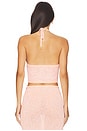 view 3 of 5 Teresa Scarf Top in Peach Sequin