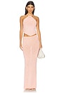 view 4 of 5 Teresa Scarf Top in Peach Sequin