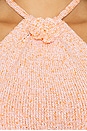 view 5 of 5 Teresa Scarf Top in Peach Sequin