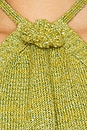 view 5 of 5 Teresa Scarf Top in Olive Oil Sequin