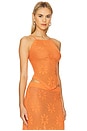 view 2 of 4 Bruna Crochet Top in Tangerine